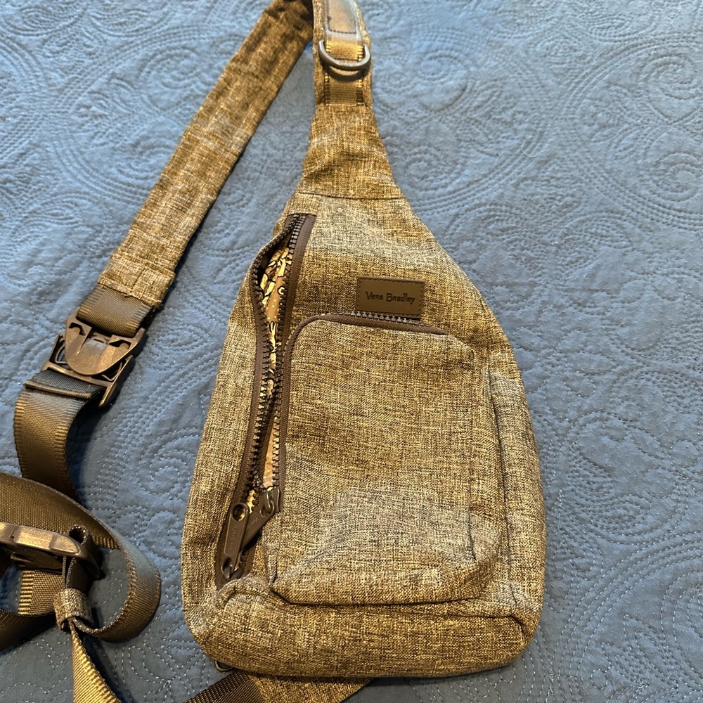 Vera Bradley Gray Crossbody